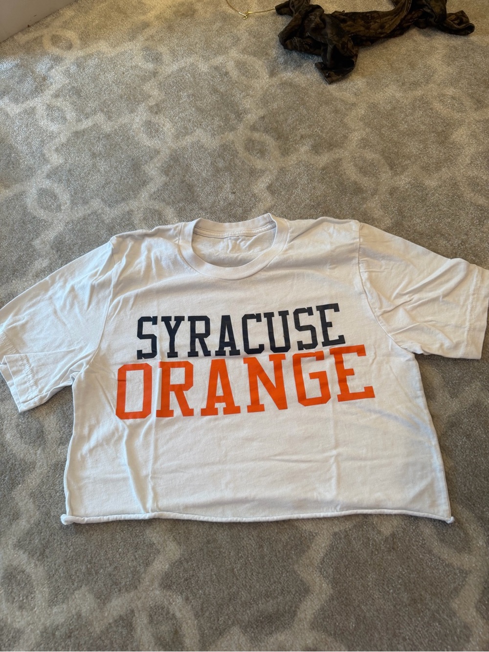 Syracuse Orange Kids White Graphic Tee